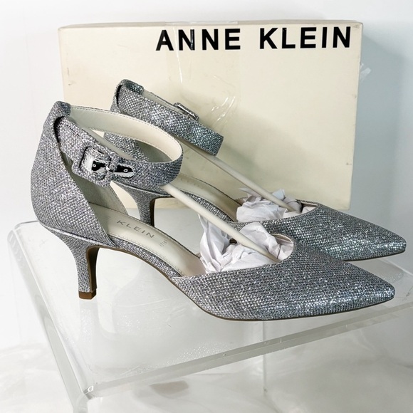 Anne Klein Womens Fabulist Ankle Wrap Dress Pumps 10M - Picture 1 of 9